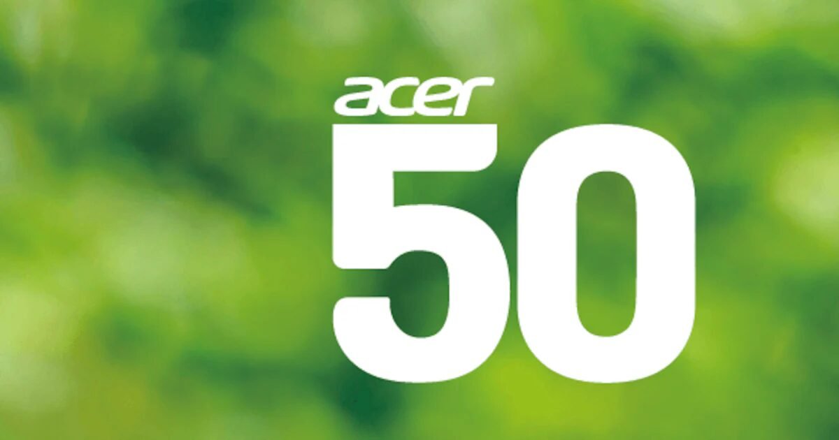 A história dos 50 anos da Acer