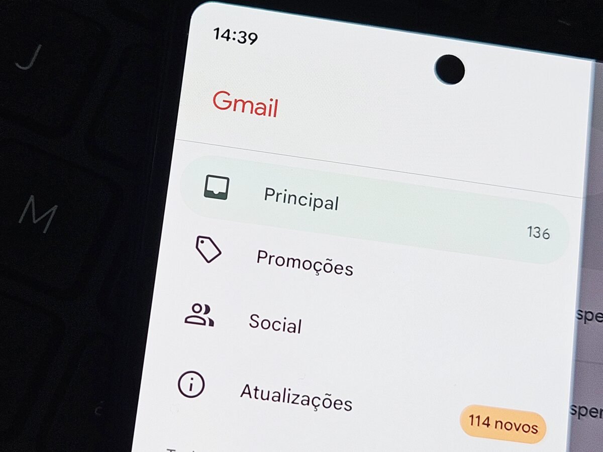 Gmail ganha botão prático para copiar código 2FA sem abrir o e-mail