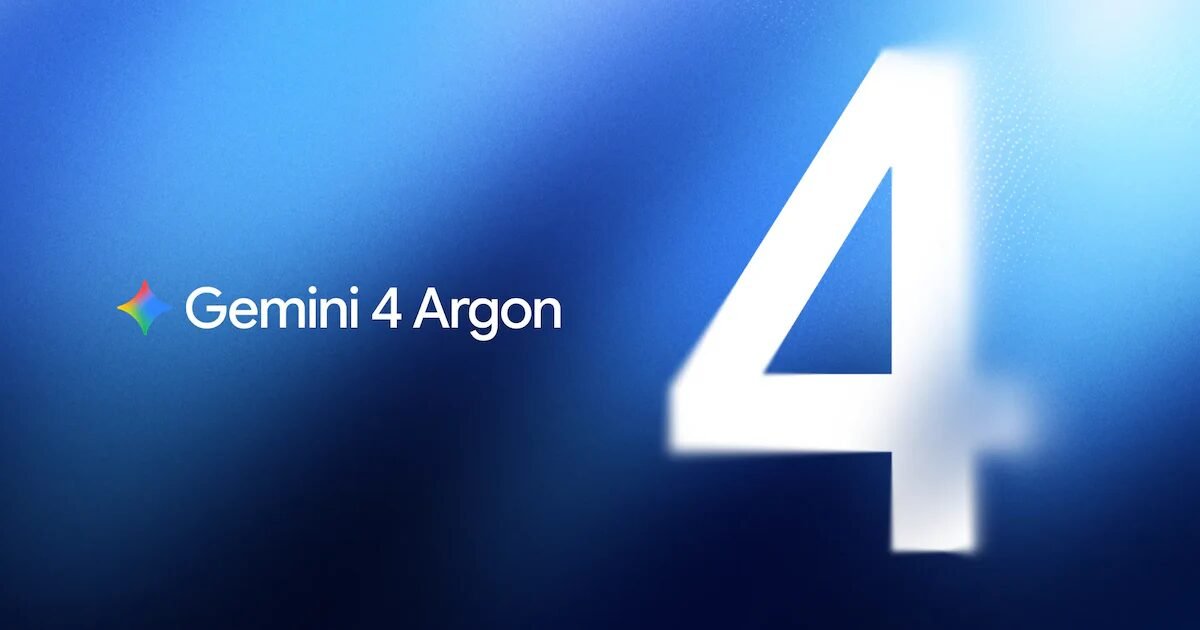 Google anuncia Gemini 4 Argon e afirma ser tão poderoso quanto Claude e GPT