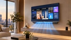 TV de 65" tem ar-condicionado integrado e ainda controla a casa toda; entenda