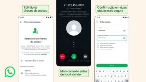 Um bilhão de pessoas já estão protegidas com chaves de acesso no WhatsApp e com outros recursos de segurança da conta