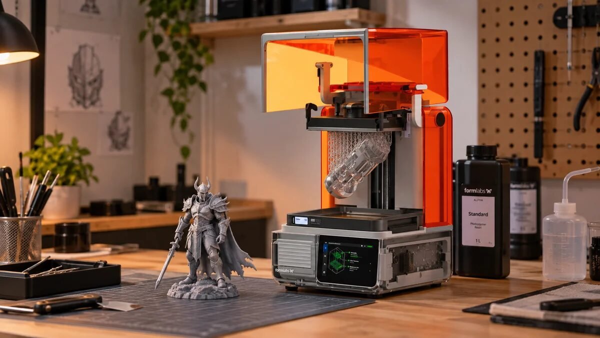 1ª impressora 3D “barata” da Formlabs usa resina paralela para economizar