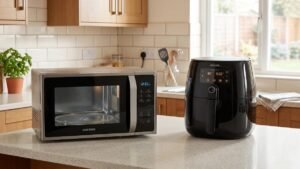 Air fryer ou micro-ondas: qual gasta menos energia para esquentar comida?