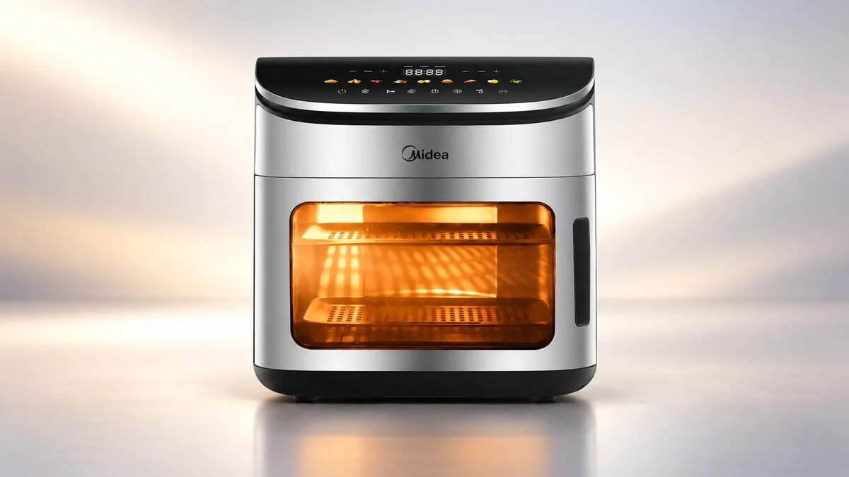 Air Fryer Oven 12L da Midea aposta em tamanho família e versatilidade