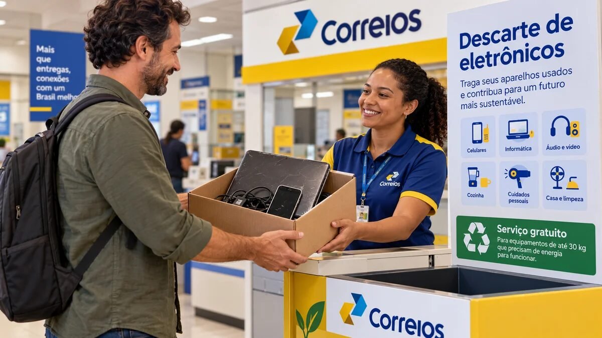 Como se livrar de eletrônicos velhos sem pagar nada; Correios faz envio grátis