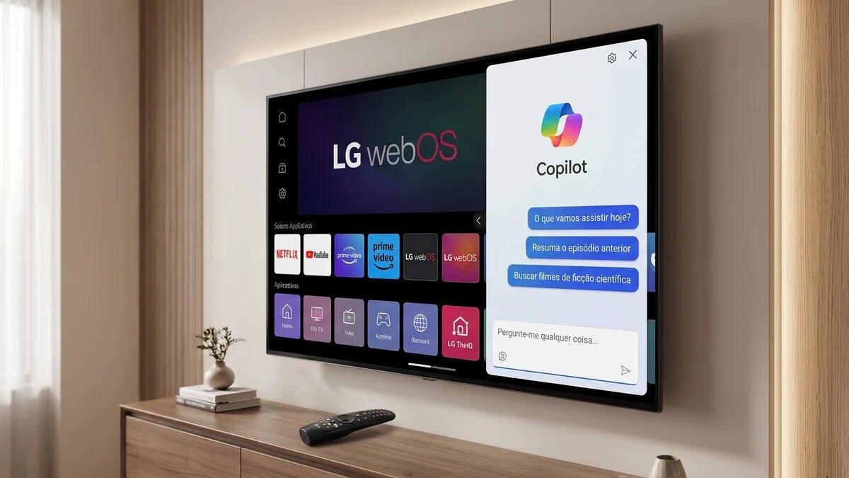 Google Assistente já foi; agora TVs da LG também vão perder o Copilot