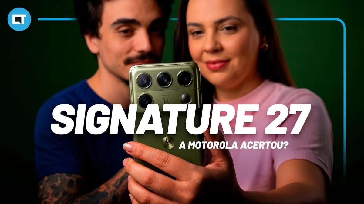 Motorola Signature 27 conta com Snapdragon 8 Elite e 7 anos de suporte