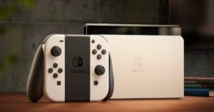 Nintendo Switch OLED com Mario Bros. Wonder e Nintendo Switch Online em promoção
