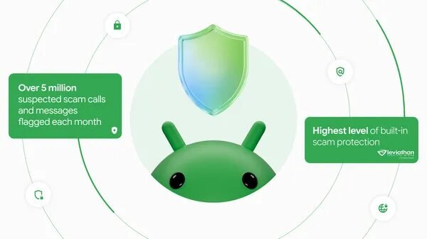Novas proteções do Android para ajudar a manter você seguro contra golpes em dispositivos móveis.