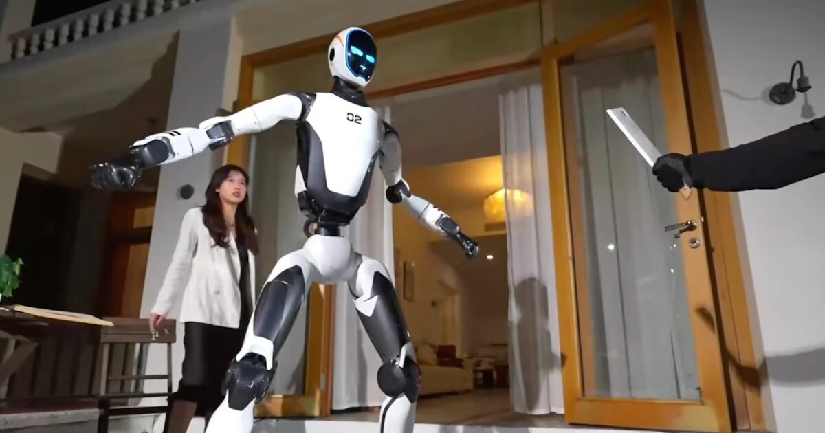 Novo robô ‘ninja’ da Unitree golpeia carro e salva pessoas em vídeo promocional