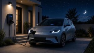Posso deixar o carro elétrico carregando a noite toda?