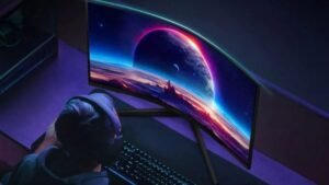 Samsung Odyssey G5 32" QHD 165Hz saindo por R$ 879 no PIX no Mercado Livre