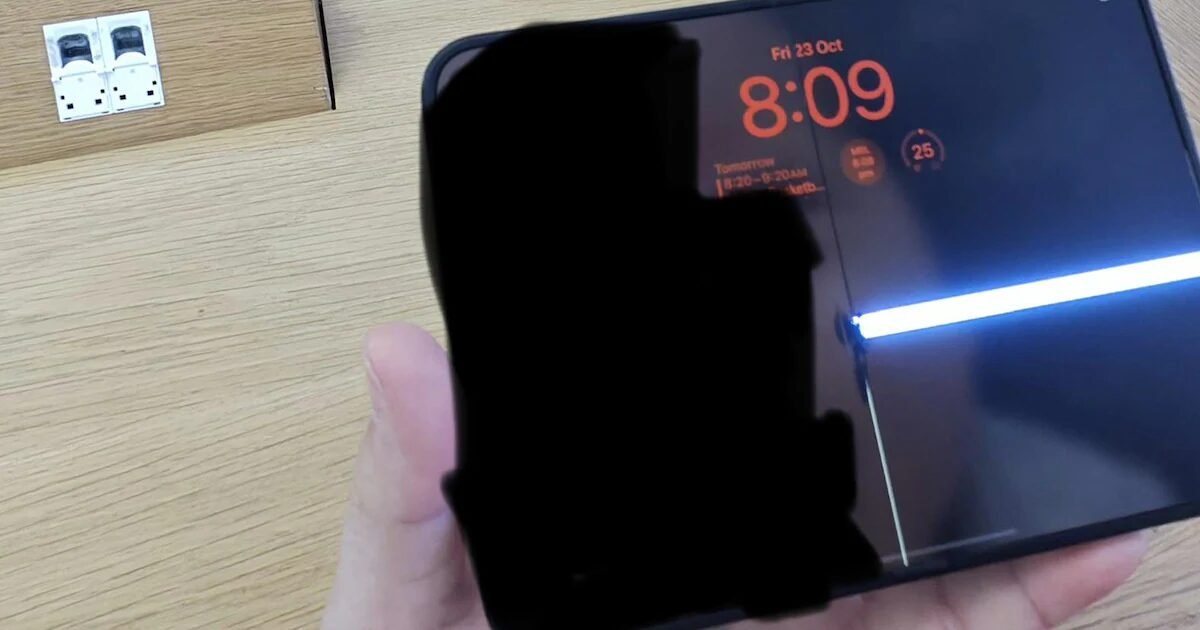 Samsung zoa problemas de tela do iPhone Duo em posts nas redes