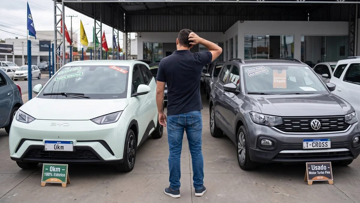 Usado a combustão ou elétrico zero: Qual carro é melhor comprar?