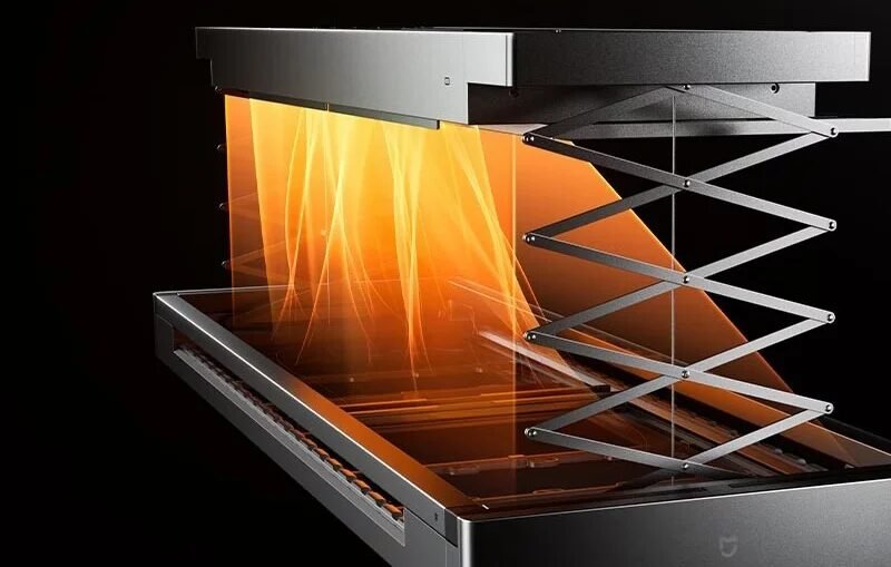 Xiaomi começa vender varal que seca roupas, recolhe sozinho e vira luz de teto